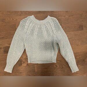 American Eagle Crop Knit Sweater, Size Small
